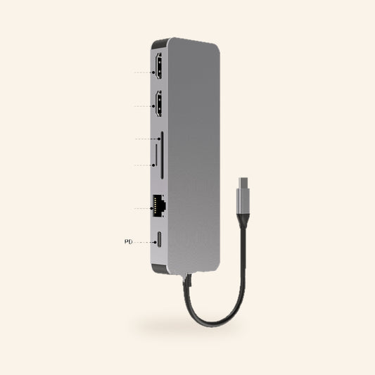 13-in-1 USB-C Docking Station – Gigabit Ethernet & HDMI