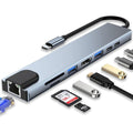 8-in-1 USB-C Hub – HDMI, USB 3.0 & SD Card Reader