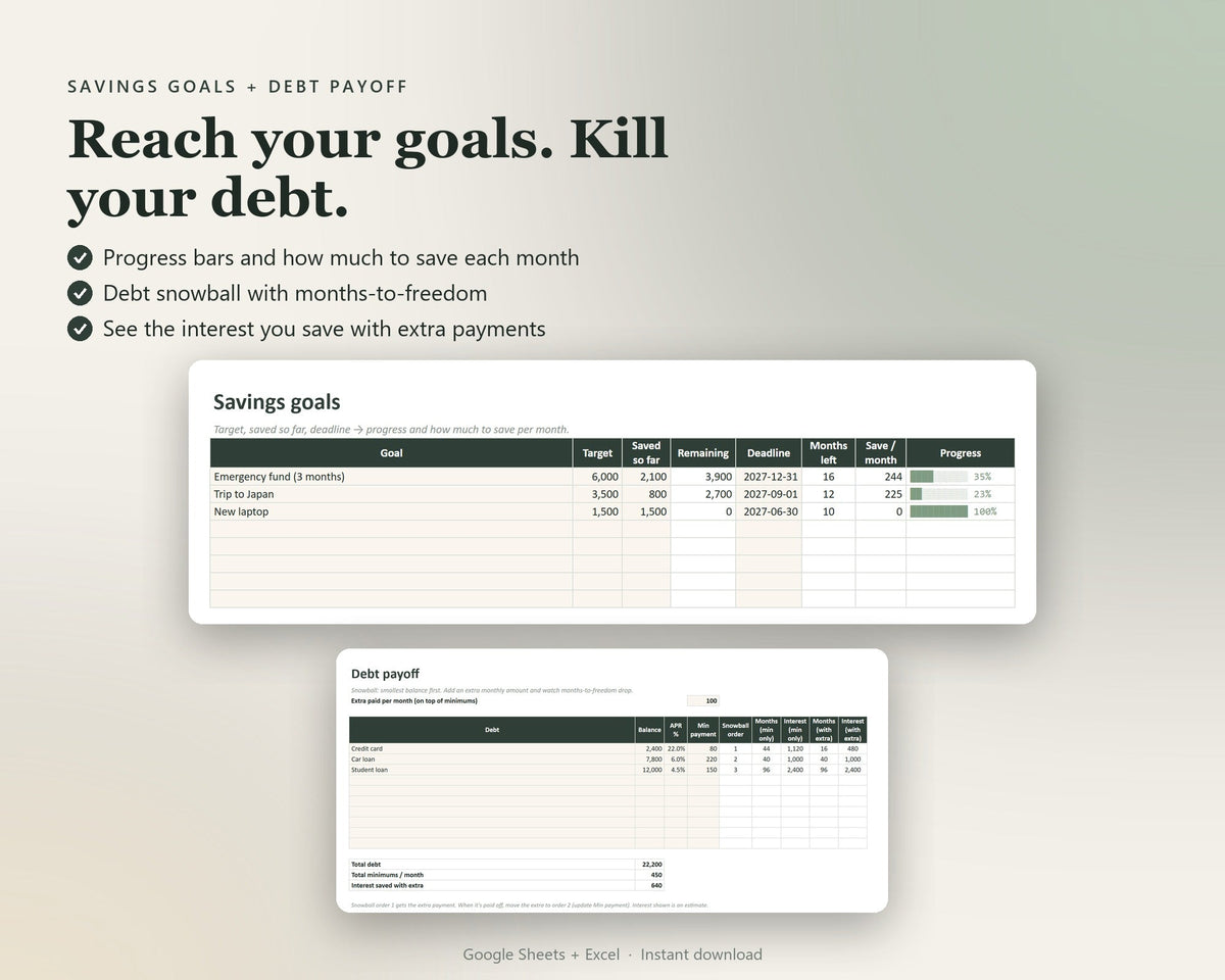 Annual Budget Planner — preview 6