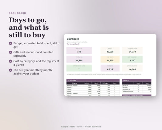 Baby Budget & New Parent Planner — preview 2