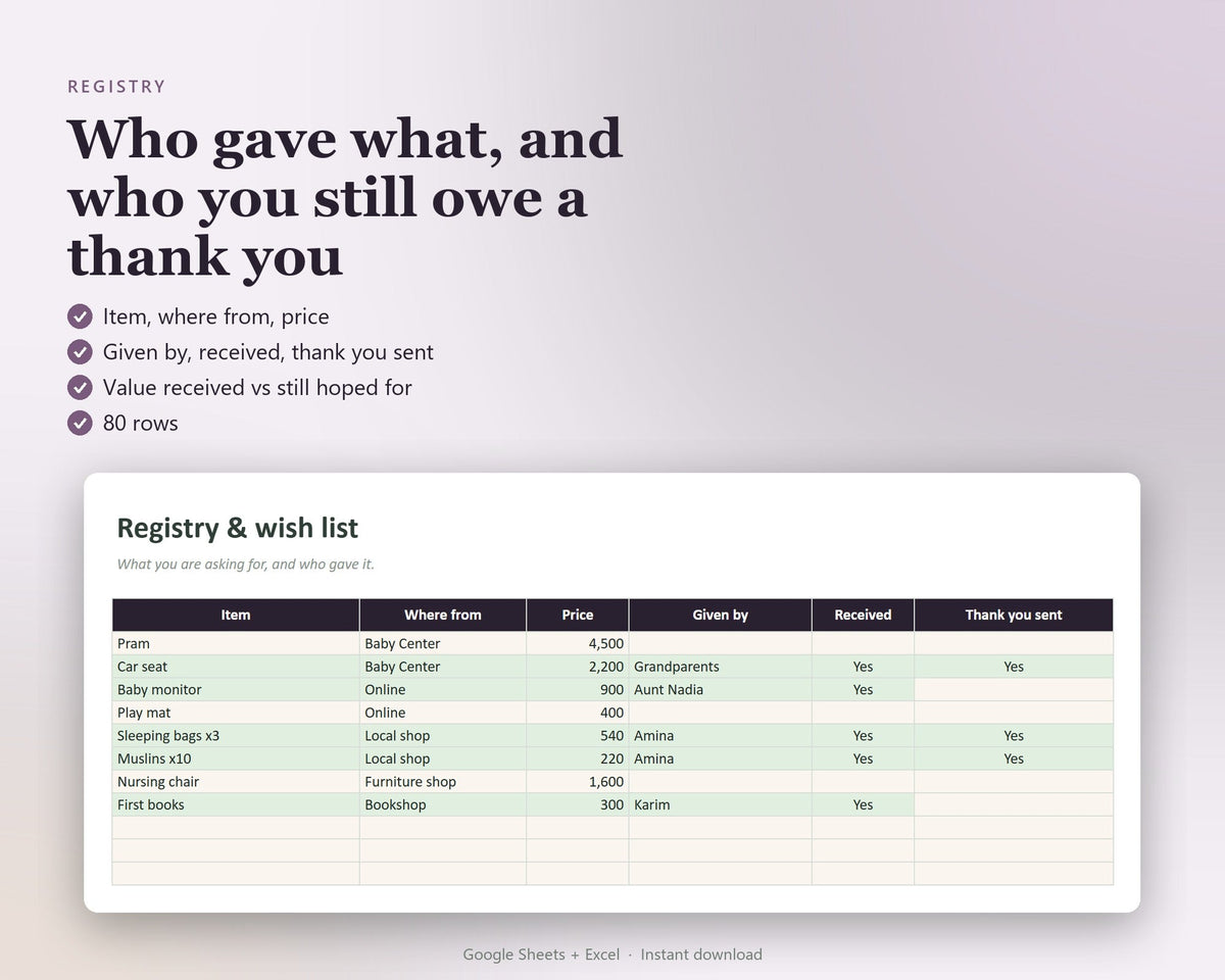 Baby Budget & New Parent Planner — preview 5