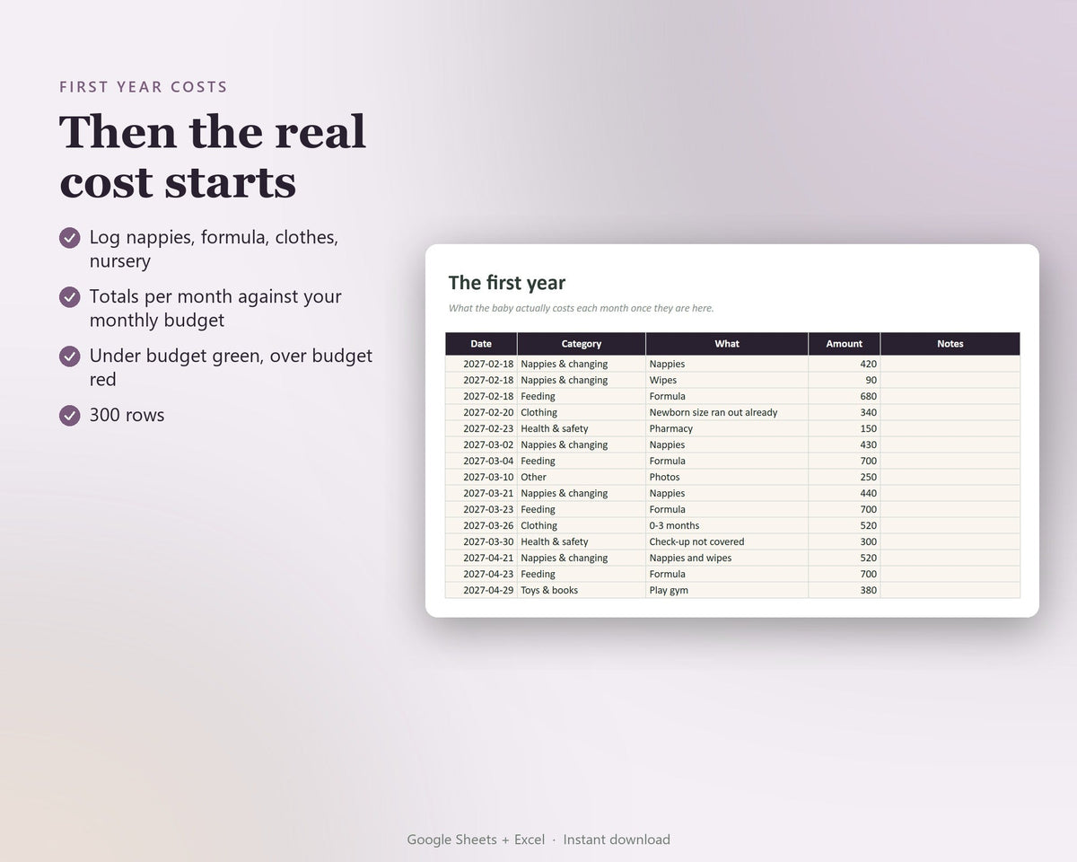 Baby Budget & New Parent Planner — preview 6