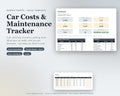 Car Costs & Maintenance Tracker