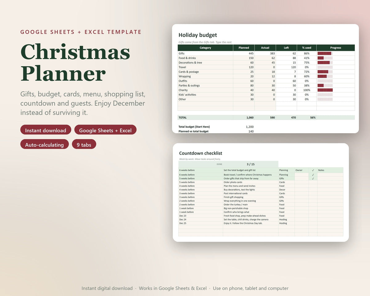 Christmas Planner — preview 1