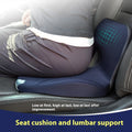 Memory Foam Seat & Back Chair Cushion