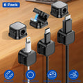 Magnetic Cable Clips – Set of 6