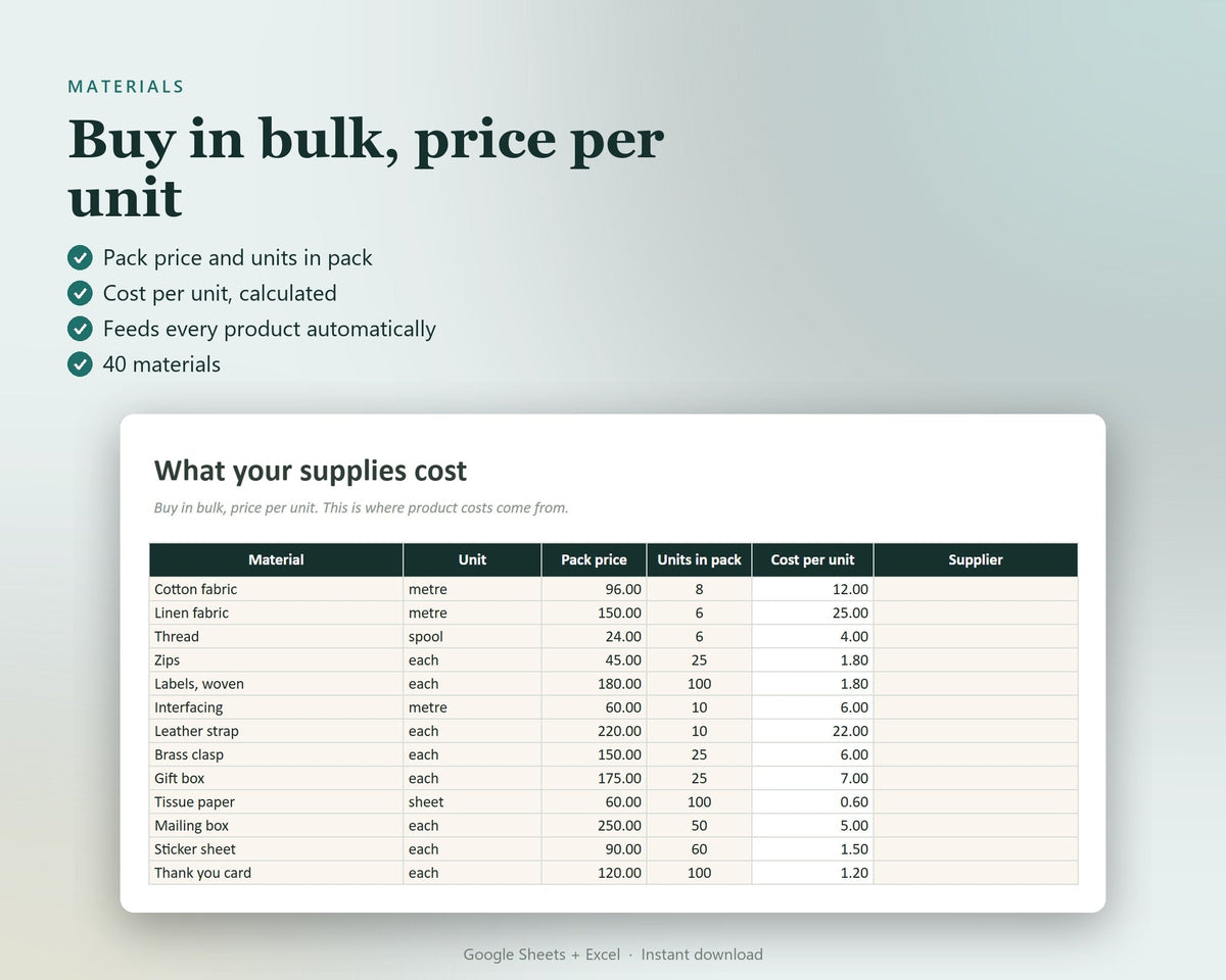 Etsy Seller Profit & Fee Calculator — preview 6
