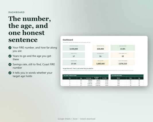 FIRE & Early Retirement Calculator — preview 2