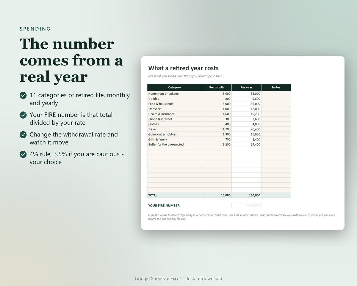 FIRE & Early Retirement Calculator — preview 5