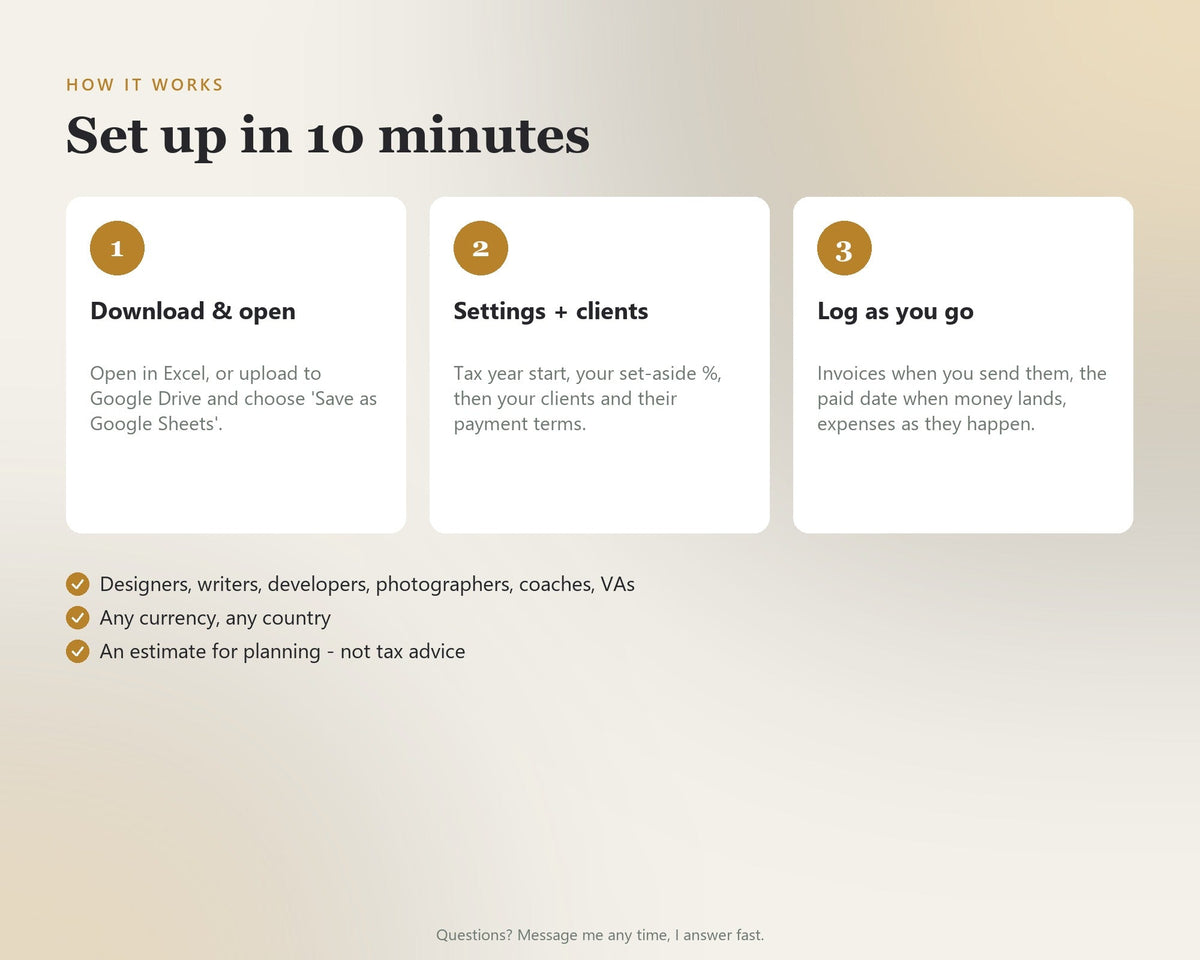 Freelancer Income & Tax Tracker — preview 9