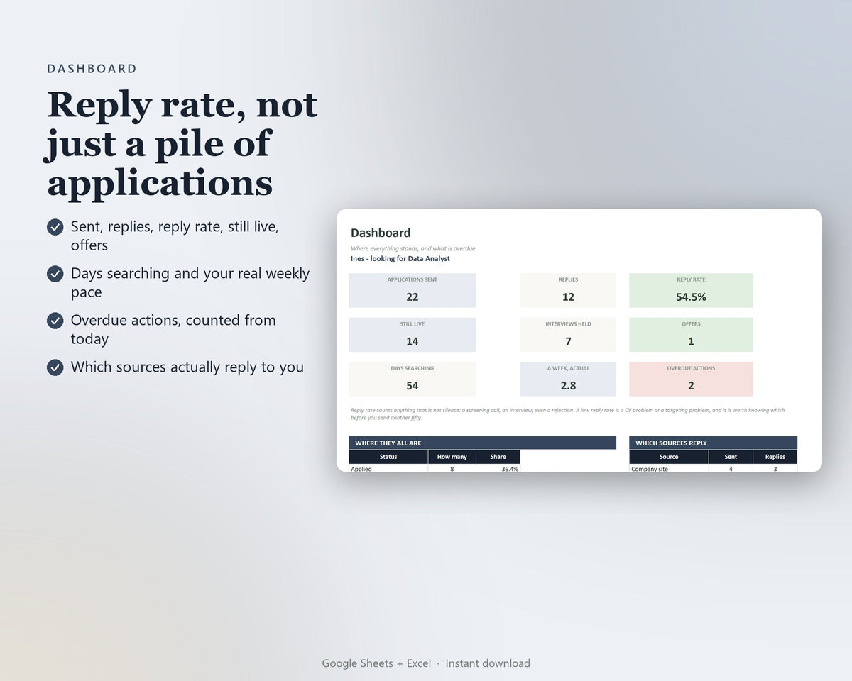 Job Search & Application Tracker — preview 2