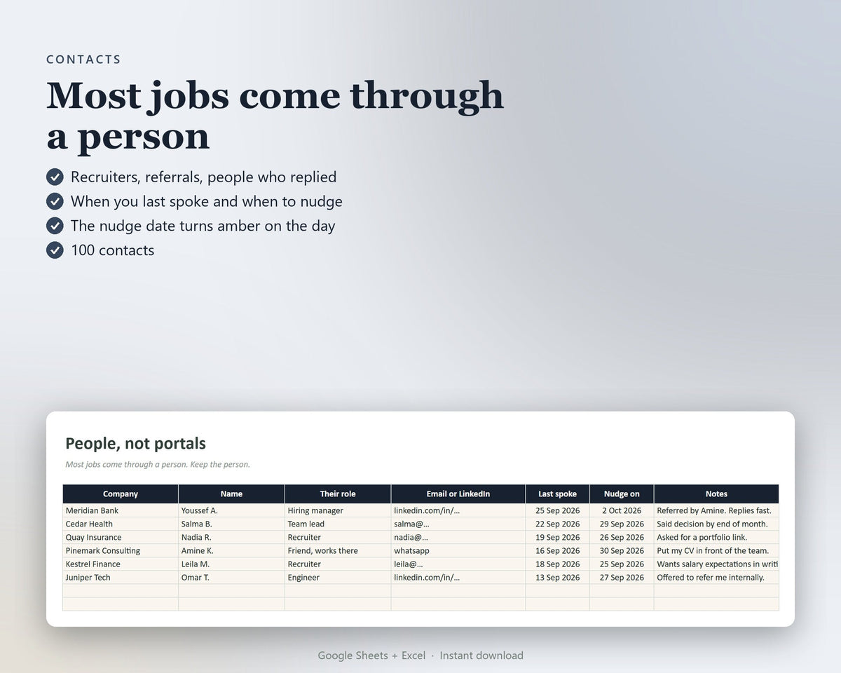Job Search & Application Tracker — preview 6