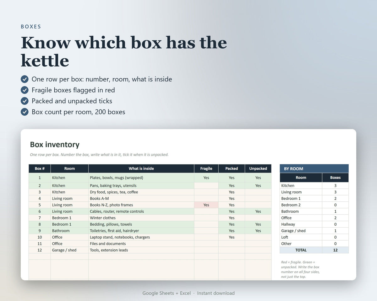 Moving House Planner — preview 3