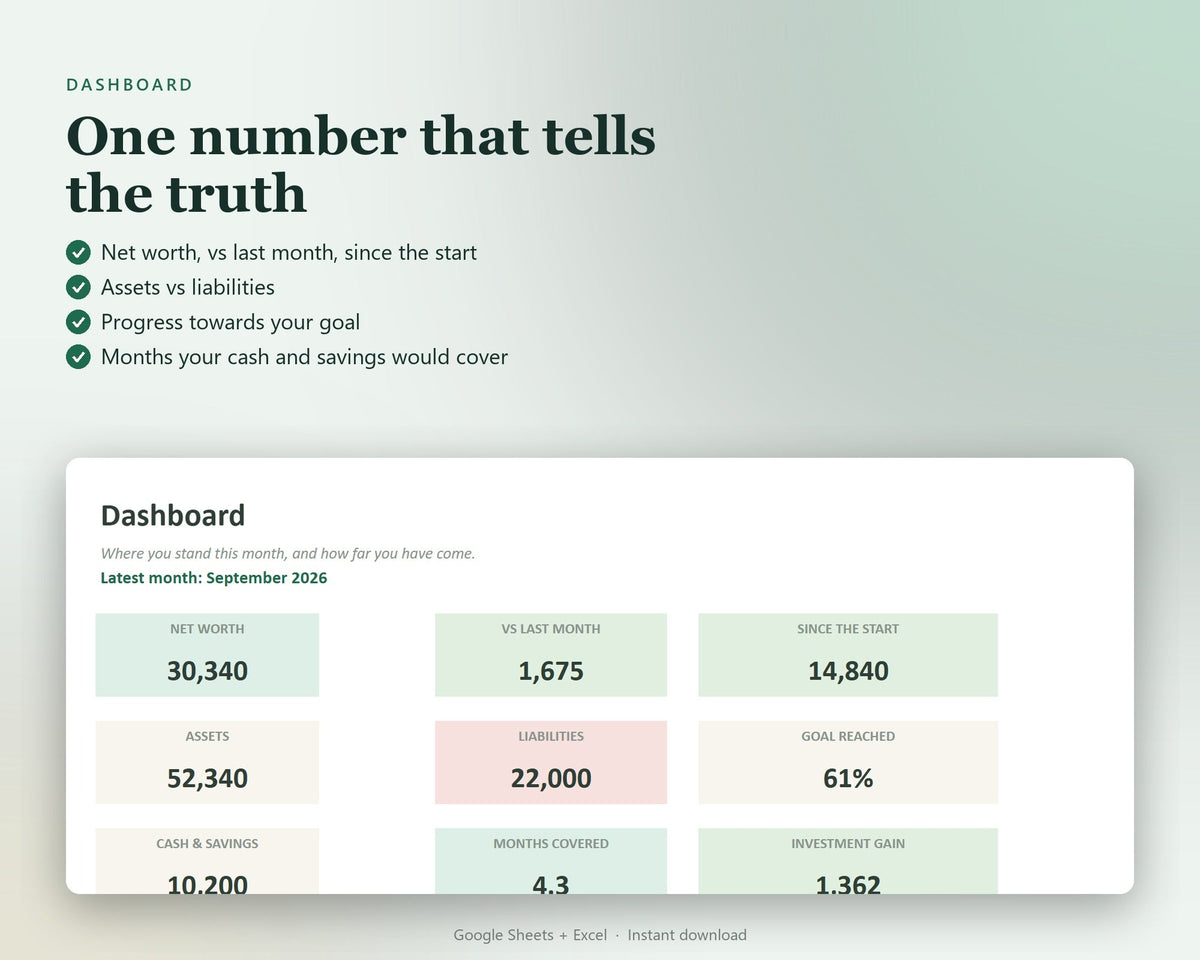 Net Worth & Investment Tracker — preview 2