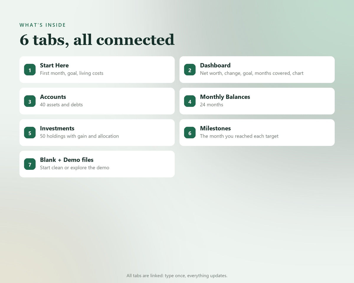 Net Worth & Investment Tracker — preview 7