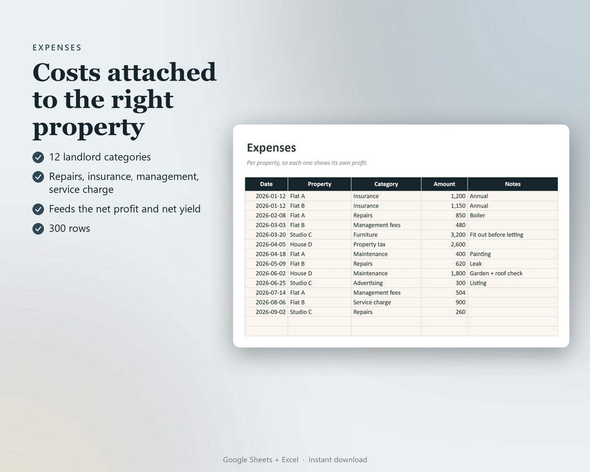 Rental Property Tracker — preview 6