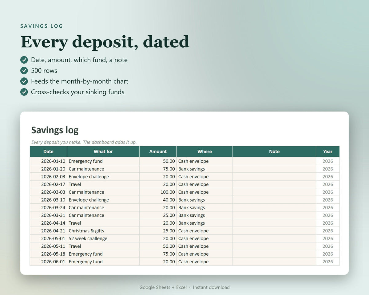 Savings Challenge Tracker — preview 6
