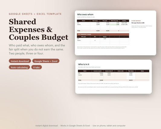Shared Expenses & Couples Budget — preview 1
