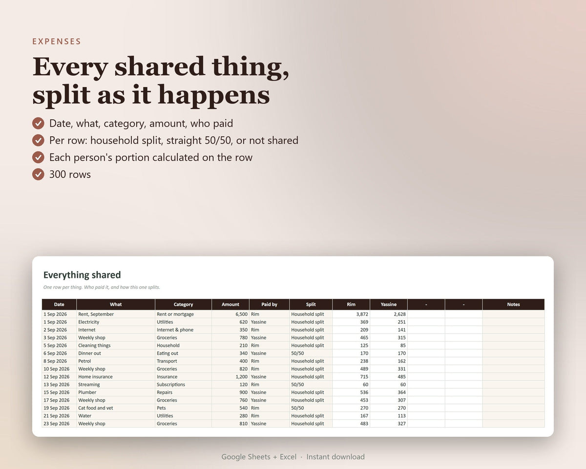 Shared Expenses & Couples Budget — preview 4