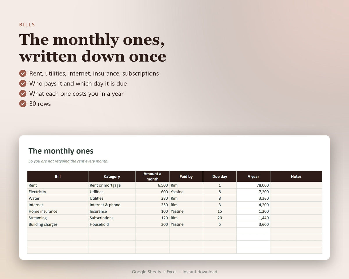 Shared Expenses & Couples Budget — preview 6