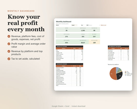 Small Business Bookkeeping Tracker — preview 2