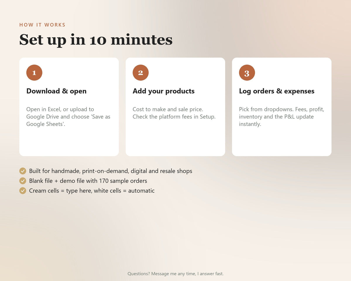 Small Business Bookkeeping Tracker — preview 9