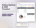 Subscription & Bill Tracker