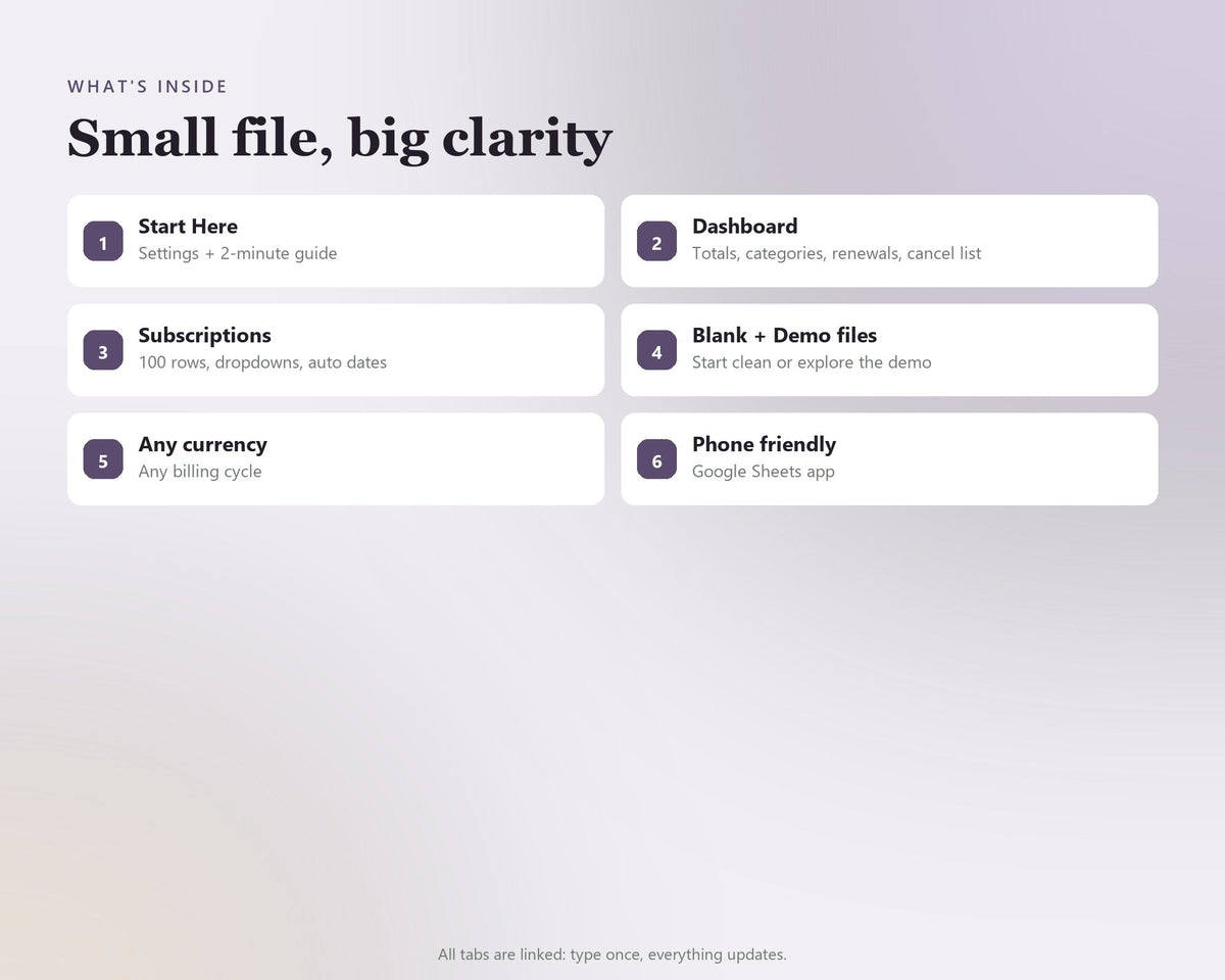 Subscription & Bill Tracker — preview 4