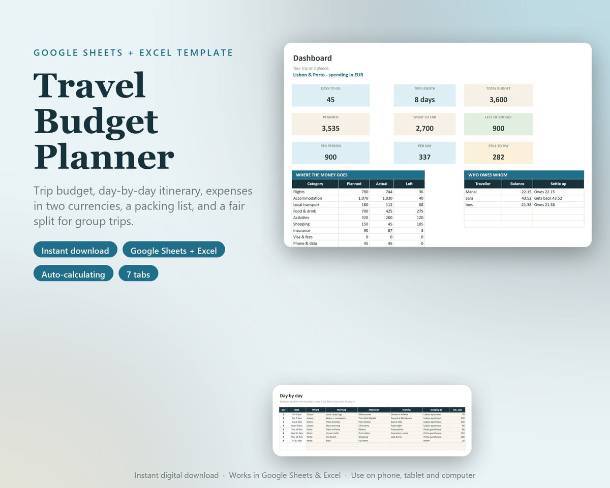 Travel Budget Planner — preview 1