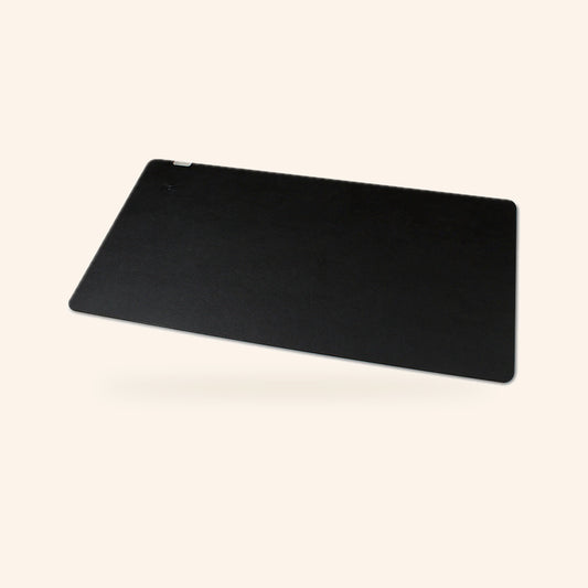 Vegan Leather Desk Mat with 15W Wireless Charging