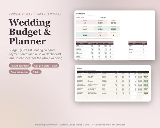 Wedding Budget & Planner — preview 1